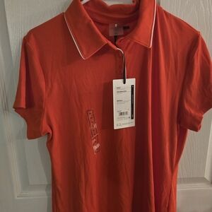 CALLA Women's XL Vibrant Orange Golf Polo Short Sleeve
